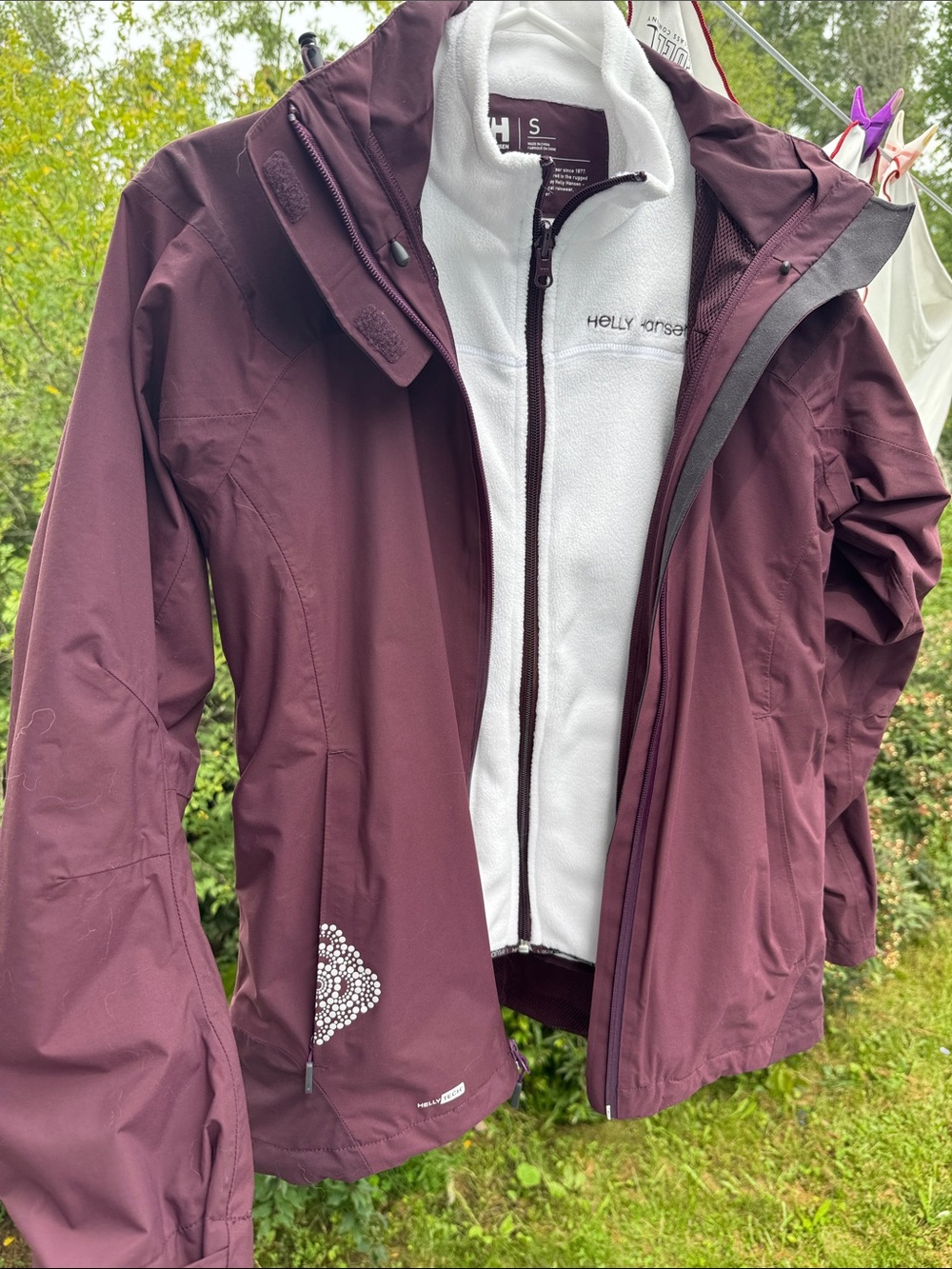 Helly Hansen Women's Plum Ski Jacket with Removable Fleece Liner
